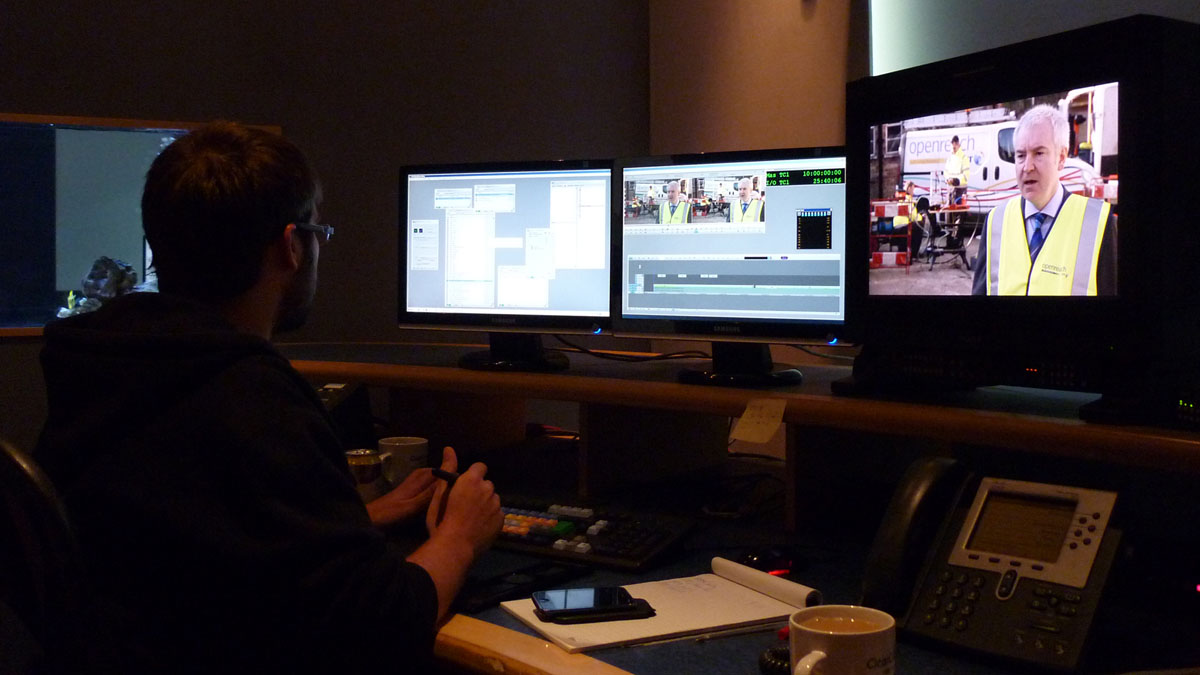 Edit suite, editing and grading for BT Openreach